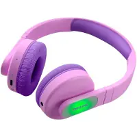 Philips Kids TAK4206PK - Hodetelefoner - on-ear - Bluetooth - trådløs, kablet - 3,5 mm jakk - rosa