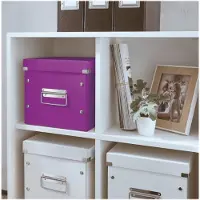 Leitz Click & Store Cube Medium - Lagerboks - purpur