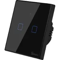 Sonoff Berøringslys Wifi + Rf 433 T3 Eu Tx 2 Kanaler