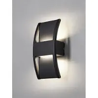 Nielsen Lærk vegglampe sort up/downlight