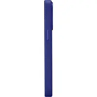 ICarer Litchi Premium skinnetui til iPhone 14 Pro MagSafe, mørkeblå