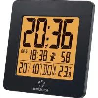 Renkforce radio vekkerklokke 4161c12 svart alarm ganger 2 (1383425)