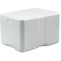 Multi Termokasse med låg EPS 40x30x25 cm 17 ltr. hvid