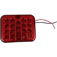 Berger & Schroeter tåkelampe åpne kabelender tåkelampe bak 12 V rød klart glass