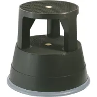 Bnt Elefantfot plast /Kontor svart høyde 390 mm