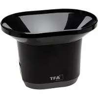 TFA-Dostmann 30.3233.01 Regenmesser Funk 433 MHz, Trådløs, 100 m, Plast, Svart, AA, 180 mm