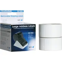 Seiko Instruments SLP-2RLE - Hvit - 36 x 89 mm 520 stk (2 rull(er) x 260) adresselapper - for Smart Label Printer 220, 620, 650SE, Pro