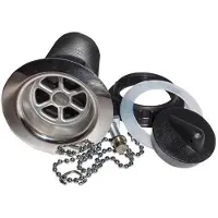 Juvel Intra bundventil 1 1/4 med prop, krom