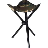 Stealth Gear sammenleggbar stol 3 ben SGCS3L sort/sølv
