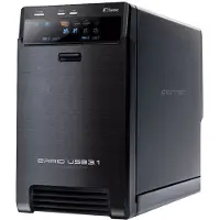 Fantec QB-X2U31R - Harddiskarray - 2 brønner (SATA-600) - USB 3.1 (ekstern)