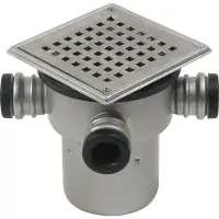 Blücher 110 mm afløbsskål til beton, med studs, lodret, flex