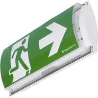 B-Safety BR561030 LED nødlys for rømningsveier veggmontering utgang høyre/venstre