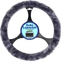 IWH rattdeksel (L x B x H) 350 x 350 x 40 mm ekte saueskinn antrasitt 35–41 cm (102705)