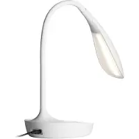 Nielsen Bordlampe SAMBA USB LED hvit