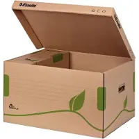 Esselte Oppbevaringsboks Eco FSC for 80/100 åpen øverst Naturbrun - (10 stk.)