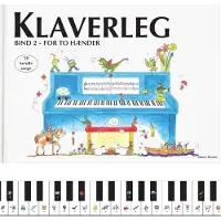 Edition Doremi Klaverleg bind 2 - for to hender (blå) | Pernille Holm Kofod | Språk: Dansk