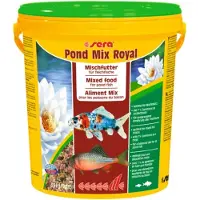 Sera Pond Mix Royal, Damfisk, Tørr fiskemat, Mix, Stor, Medium, Liten (fingerbøl), 3,5 kg, 21 l