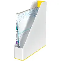 Leitz WOW Dual Colour - Bladfil - bokryggbredde: 73 mm - for A4 (210 x 297 mm) - gul