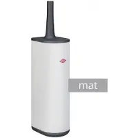 Wesco 315106-74 toalettbørste med holder, rustfritt stål, silikon, grå, hvit