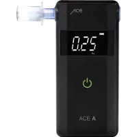 ACE alkoholtester sort 0 til 4 ‰ (ulike enheter), alarm, inkl. display, nedtelling