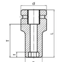 Folke-Larsens Eftf. A/S MOMENTO 1/2 lang slagtop, 13 mm
