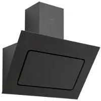 Silverline Agat SL 3422-90 SR - Panser - skorsteinvinklet - bredde: 89.6 cm - dybde: 43.7 cm - ekstraksjon og resirkulasjon (-) - med intern/valgfri ekstern motor - svart