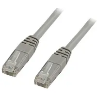 X-SHIELD - Koblingskabel - RJ-45 (hann) til RJ-45 (hann) - 10 m - UTP - CAT 6 - halogenfri, formstøpt - grå