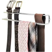Wenko Tie and belt holder, Beltehenger, Sølv, Metall, Skruer, 360 mm, 50 mm