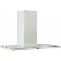 Silverline Nordic Dark SL 3122-90 HV - Panser - skorsteinsflat - bredde: 89.8 cm - dybde: 50 cm - ekstraksjon og resirkulasjon (-) - hvit