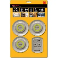 Kodak 3x trådløse lysslynger/lamper med fjernkontroll og timer Home 130