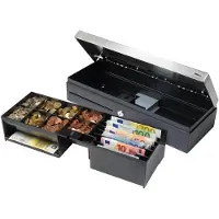 Safescan SD-4617S - Cash Drawer - svart, sølv