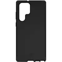 Itskins Level 2 Spectrum - Baksidedeksel for mobiltelefon - robust - antimikrobielt - svart - for Samsung Galaxy S22 Ultra