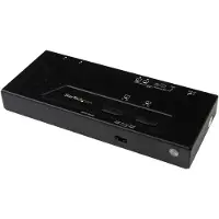 StarTech.com Startech 2x2 HDMI Matrix Switcher - 4K UltraHD HDMI Switch with Fast Switching, Auto-Sensing and Serial Control (VS222HD4K) - Video/audio switch - 2 x HDMI - stasjonær