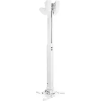 Vogel's Professional PPC 1555 - Monteringssett (takmontering, kontaktplate, teleskopstang) - for projektor - hvit - takmonterbar