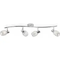 Philips Essentials takspot G9 4 pærer, utenpåliggende, krom