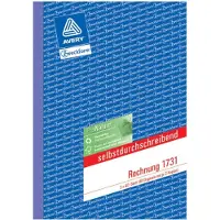 Avery Zweckform - Fakturaskjema - 40 ark - A5 (148 x 210 mm) - triplikat - karbonfri
