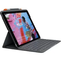 Logitech Slim Folio tastaturdeksel for iPad 10. gen., UK QWERTY, grå 920-011429