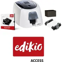 Evolis Edikio Access kortskriver enveis 12 punkter/mm (300 dpi) USB-kit, termotransfer (monokrom) oppløsning 12 punkter/mm, maks 240 kort/time
