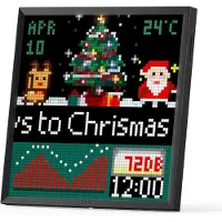 Divoom Pixoo64 64x64 Pixel Art LED Display Social Media Counter