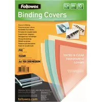 Fellowes - A4 (210 x 297 mm) - 200 mikroner - blank - 100 stk PVC-permomslag - for Galaxy 500, Galaxy Wire, Pulsar+ 300, Quasar+ 500, Star 150, Star+ 150