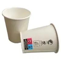 Multi Kaffebæger Pap Ø80xH90mm 25cl 8oz Svanemærket Single Wall Hvid Catersource,80 stk/ps - (80 stk.)