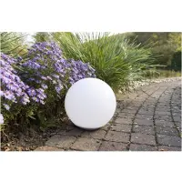 Heitronic 37234 Globo solcelledekorasjonslys solkule LED (RGB) LED innebygd 0,4 W hvit