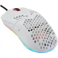 FOURZE GM800 - Mus - Optisk - 5 knapper - Hvit