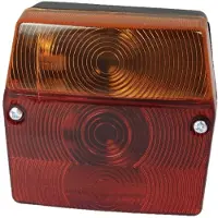 Fristom tilhenger baklykt 6,3 mm plugg blinklys, bremselys, skiltlampe, baklykt bak, venstre/høyre 12 V, 24 V
