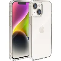 JustMobile Just Mobile TENC Air-deksel til iPhone 14, trådløs lading, gjennomsiktig