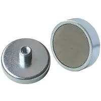 Helmuth A. Jensen Pottemagnet E871 Ø63 M8 gev.bøsning