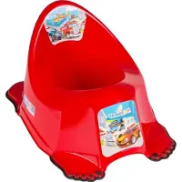 Tega Baby sklisikker toalettpotte bil - rød (CS-001-121)