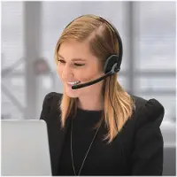 Koss Headset CS295 Mono On-Ear Mic USB Svart