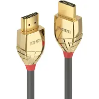 Lindy 37860, 0,5 m, HDMI Type A (Standard), HDMI Type A (Standard), 4096 x 2160 piksler, 18 Gbit/s, Grå