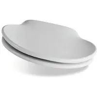 Pressalit raja toiletseat with sc & lo white